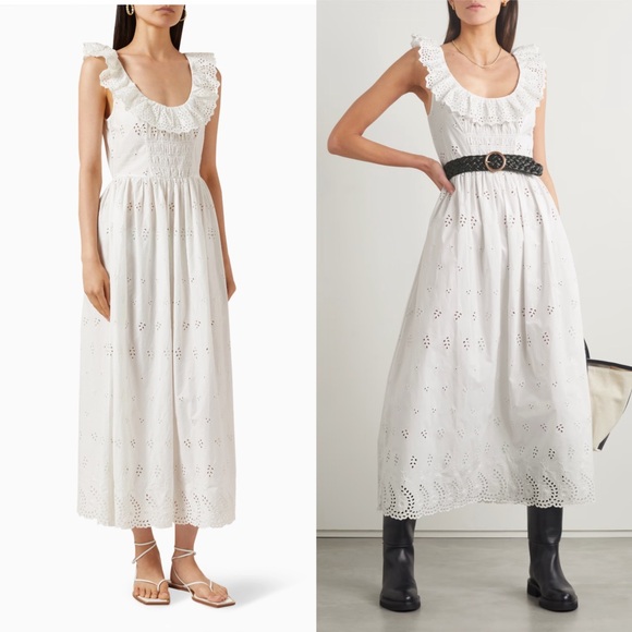 Doen Dresses & Skirts - Doen Ruffled Farah Midi Dress